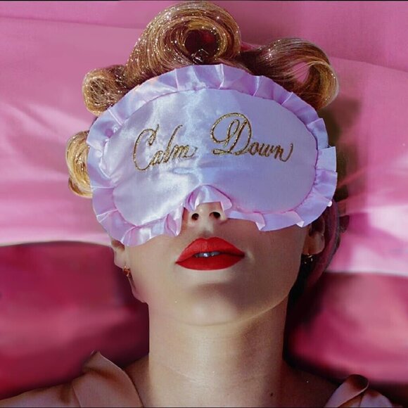 Taylor Swift Christmas Ornament Lover You Need to Calm Down Sleep Mask IN HAND - Picture 4 of 4